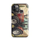 The Tractor Mugs Store iPhone 11 Pro Max Massey Ferguson 6180 | Art Deco Tough Case for iPhone® Quality Farmers Merch