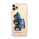 The Tractor Mugs Store iPhone 11 Pro Max New Holland T6 180 Methane | Clear Case for iPhone® Quality Farmers Merch