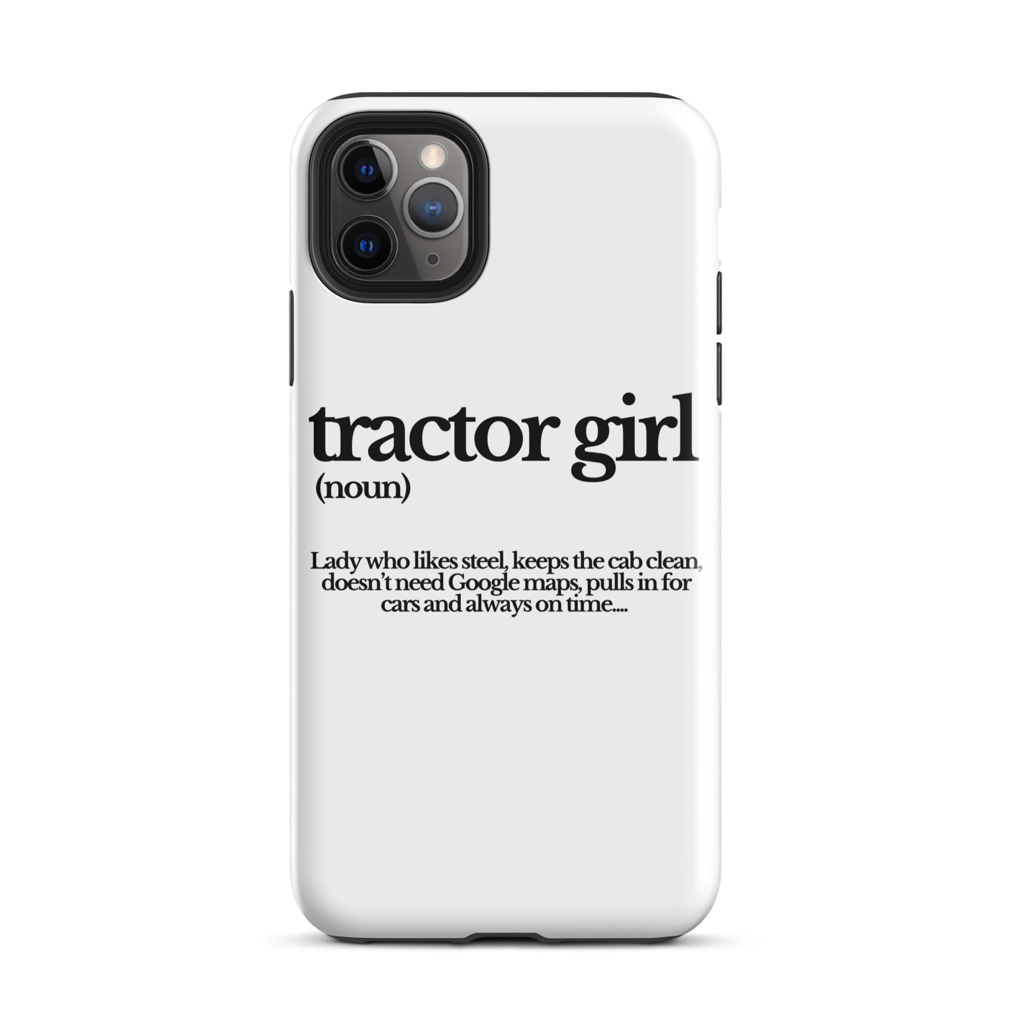 The Tractor Mugs Store iPhone 11 Pro Max TRACTOR GIRL | Tough Case for iPhone® Quality Farmers Merch