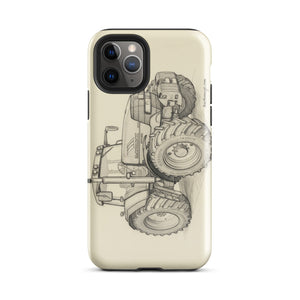 The Tractor Mugs Store iPhone 11 Pro McCormick MTX 200 Pencil Sketch | Tough Case for iPhone® Quality Farmers Merch