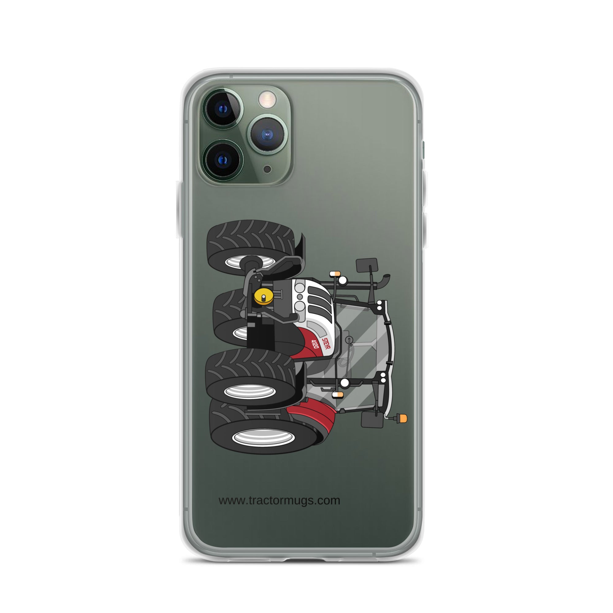 The Tractor Mugs Store iPhone 11 Pro Steyr 4120 Plus | Clear Case for iPhone® Quality Farmers Merch