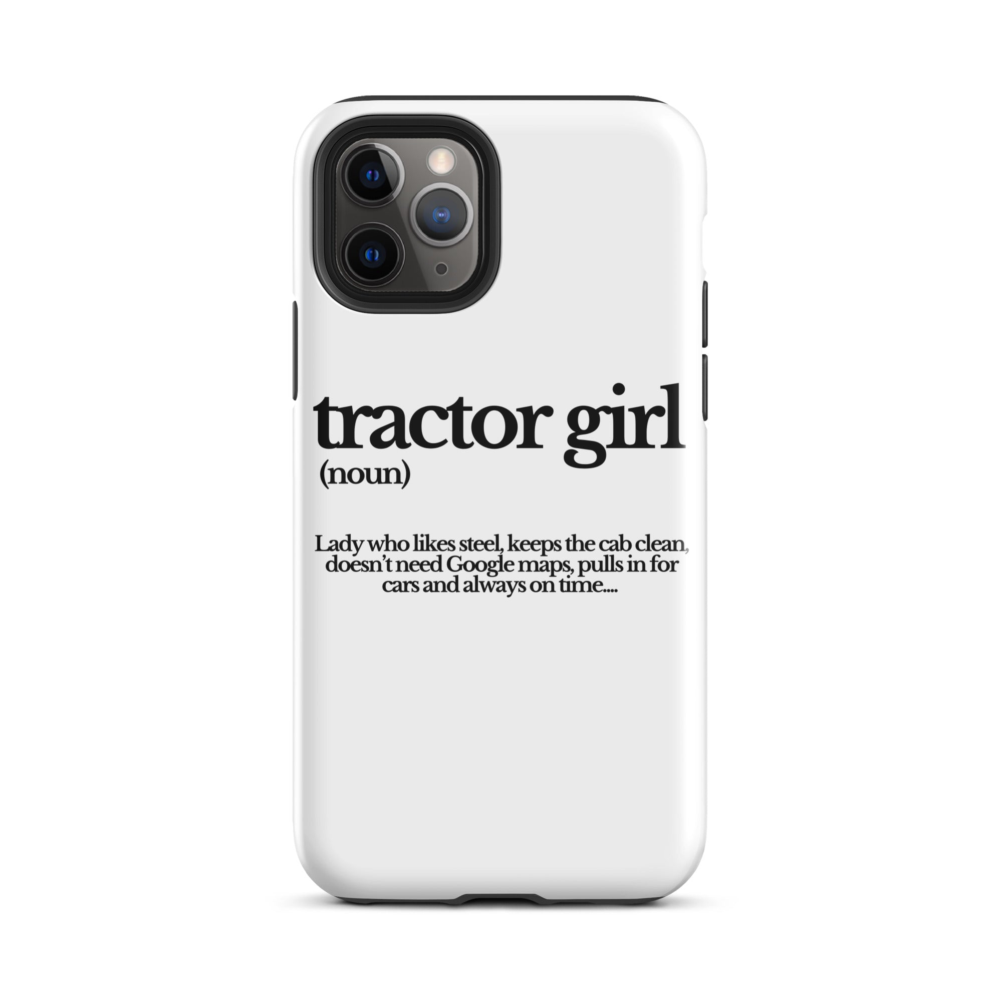The Tractor Mugs Store iPhone 11 Pro TRACTOR GIRL | Tough Case for iPhone® Quality Farmers Merch