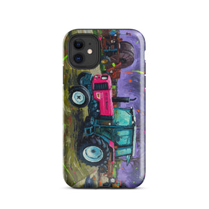The Tractor Mugs Store iPhone 11 Renault 65-32 MX Splash Art | Tough Case for iPhone® Quality Farmers Merch