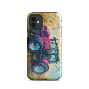 The Tractor Mugs Store iPhone 11 Renault ares 696 rz Splash Art | Tough Case for iPhone® Quality Farmers Merch