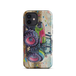 The Tractor Mugs Store iPhone 12 Deutz-Fahr 9340 Splash Art | Tough Case for iPhone® Quality Farmers Merch