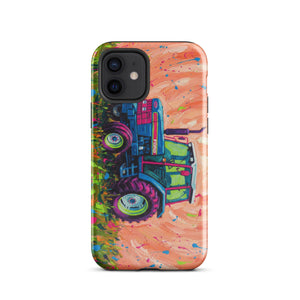 The Tractor Mugs Store iPhone 12 Ford 6640 Splash Art | Tough Case for iPhone® Quality Farmers Merch
