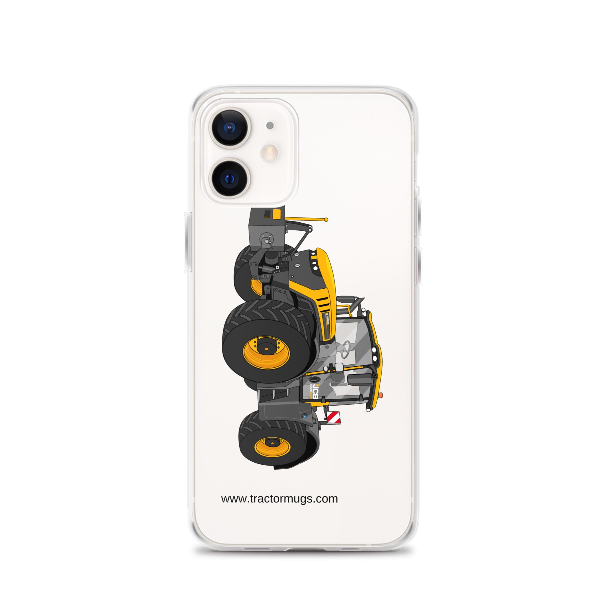 The Tractor Mugs Store iPhone 12 JCB Fastrac 4220 Icon | Clear Case for iPhone® Quality Farmers Merch