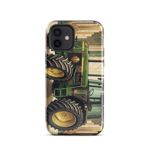 The Tractor Mugs Store iPhone 12 John Deere 3350 | Art Deco Tough Case for iPhone® Quality Farmers Merch