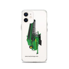 The Tractor Mugs Store iPhone 12 John Deere X9 1100 Combine | Clear Case for iPhone® Quality Farmers Merch