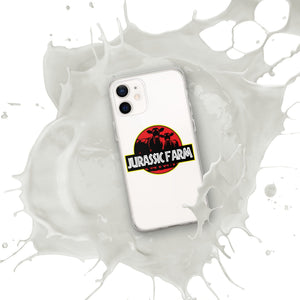The Tractor Mugs Store iPhone 12 JURASSIC FARM | Clear Case for iPhone® Quality Farmers Merch