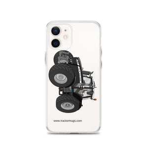 The Tractor Mugs Store iPhone 12 Massey Ferguson 7726S Black Beauty | Clear Case for iPhone® Quality Farmers Merch
