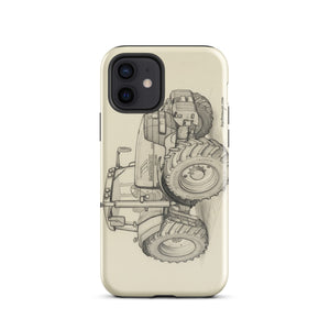 The Tractor Mugs Store iPhone 12 McCormick MTX 200 Pencil Sketch | Tough Case for iPhone® Quality Farmers Merch