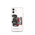 The Tractor Mugs Store iPhone 12 mini Case IH Maxxum 145 | Clear Case for iPhone® Quality Farmers Merch