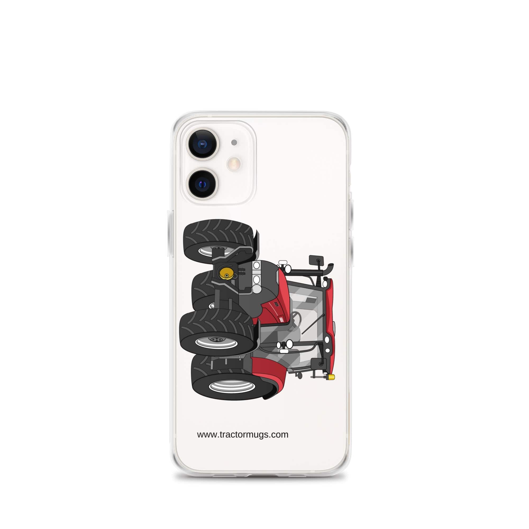 The Tractor Mugs Store iPhone 12 mini Case IH Maxxum 145 | Clear Case for iPhone® Quality Farmers Merch