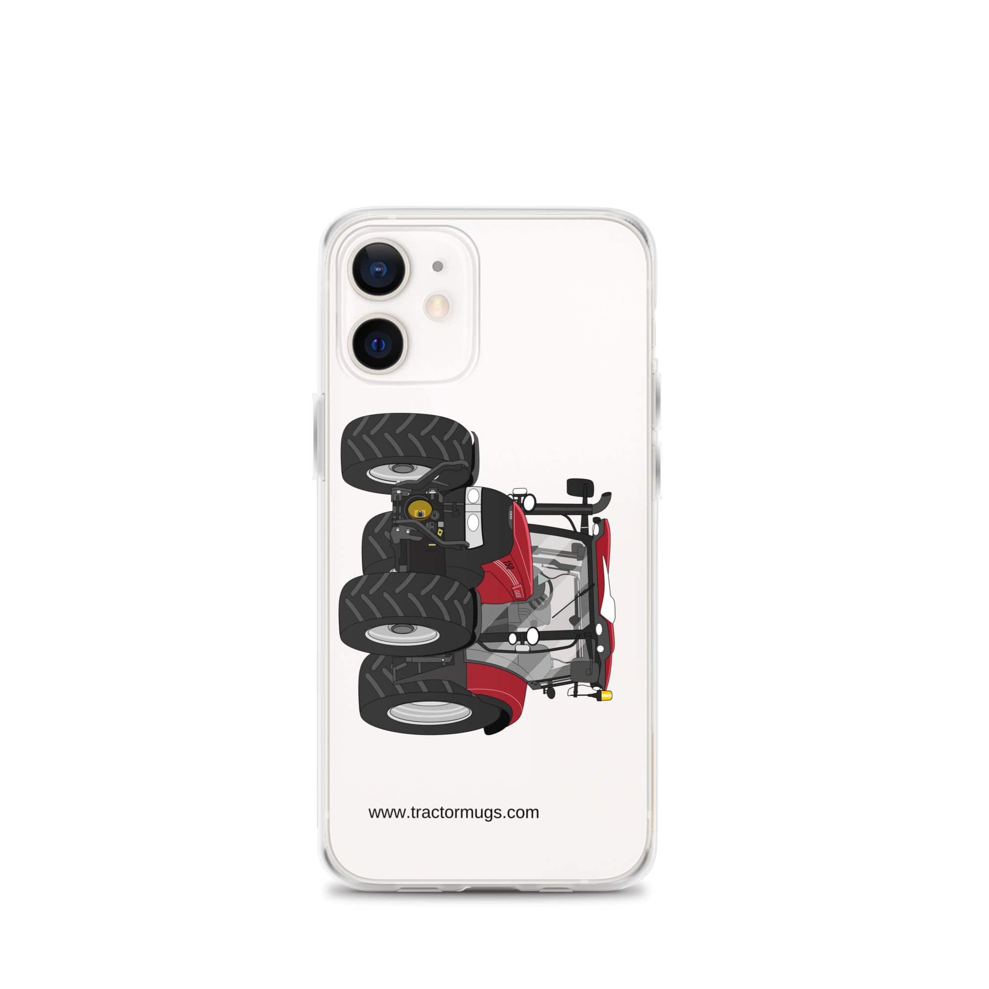The Tractor Mugs Store iPhone 12 mini Case IH Maxxum 150 Activedrive 8 | Clear Case for iPhone® Quality Farmers Merch