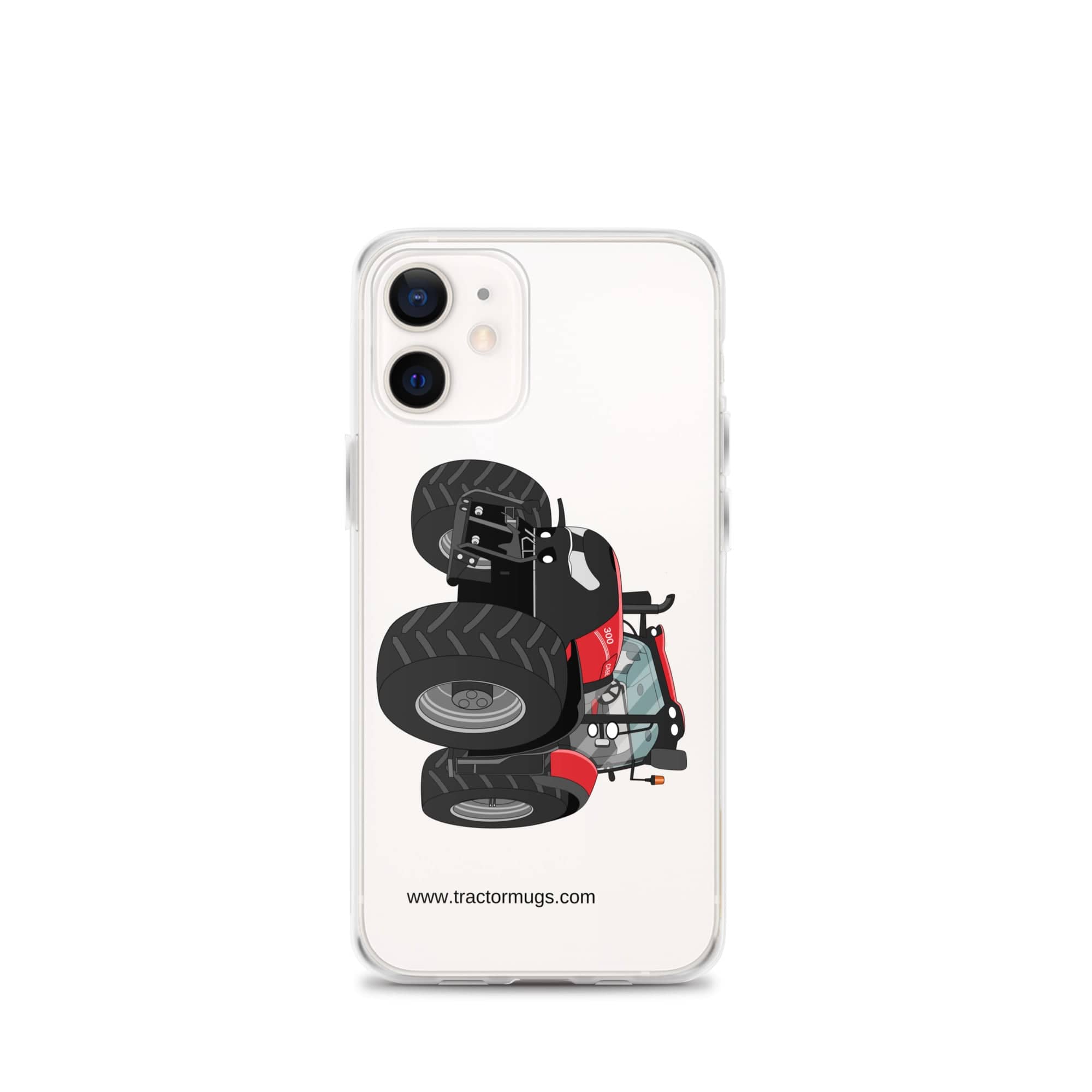 The Tractor Mugs Store iPhone 12 mini Case IH Optum 300 CVX | Clear Case for iPhone® Quality Farmers Merch