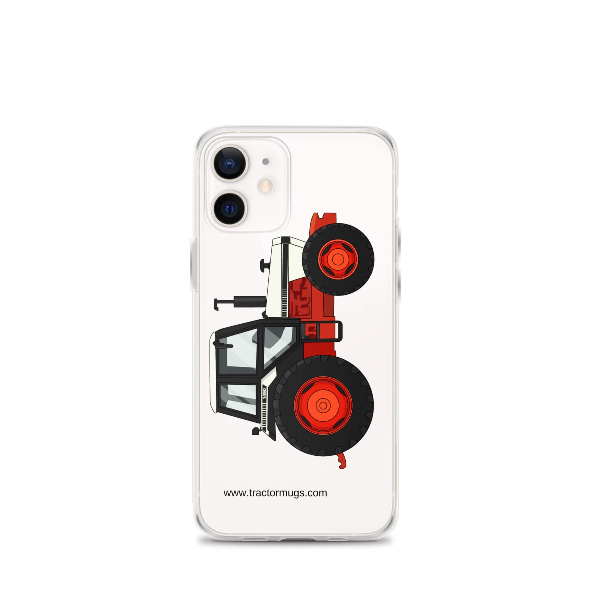 The Tractor Mugs Store iPhone 12 mini David Brown 1490 4WD | Clear Case for iPhone® Quality Farmers Merch