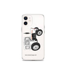 The Tractor Mugs Store iPhone 12 mini David Brown 780 Selectamatic | Clear Case for iPhone® Quality Farmers Merch