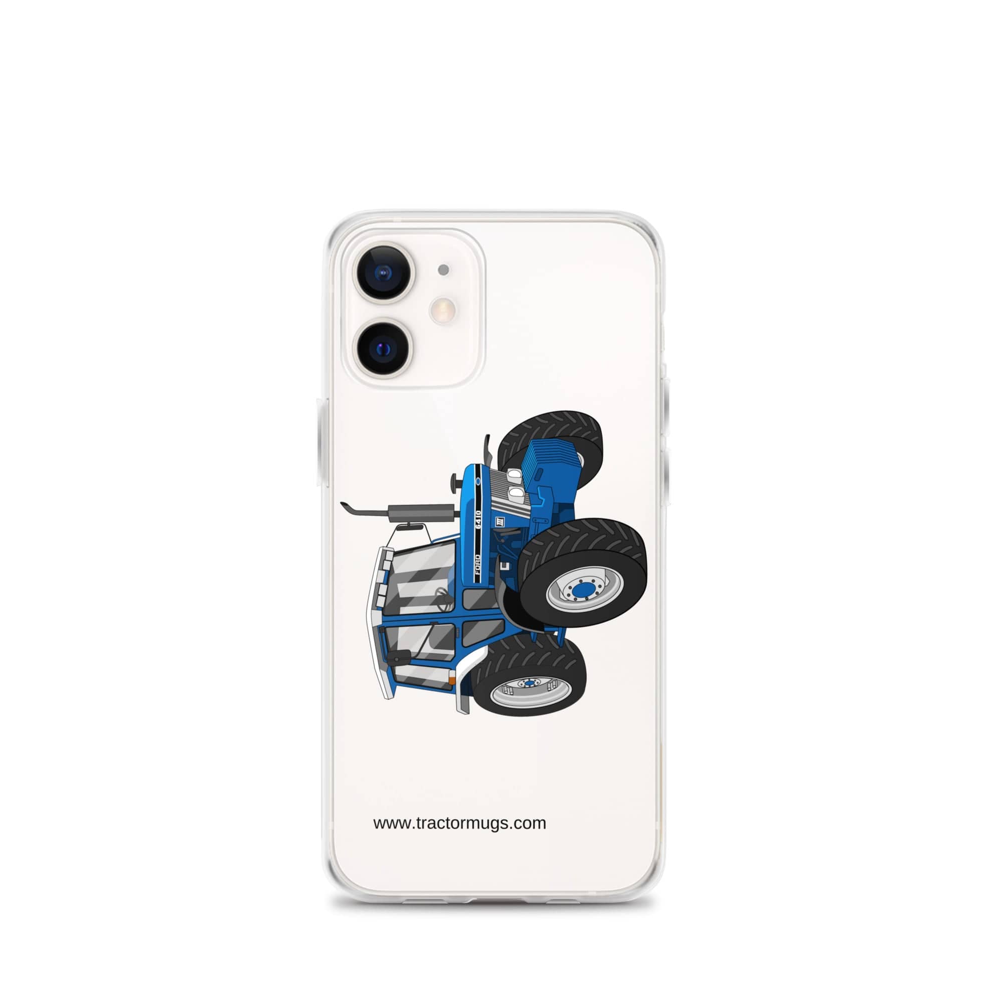 The Tractor Mugs Store iPhone 12 mini Ford 6410 4WD | Clear Case for iPhone® Quality Farmers Merch