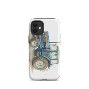 The Tractor Mugs Store iPhone 12 mini Ford 6640 Watercolor | Tough Case for iPhone® Quality Farmers Merch