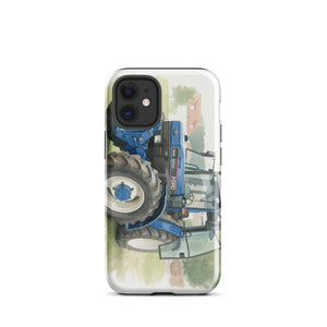 The Tractor Mugs Store iPhone 12 mini Ford 7840 Watercolor | Tough Case for iPhone® Quality Farmers Merch