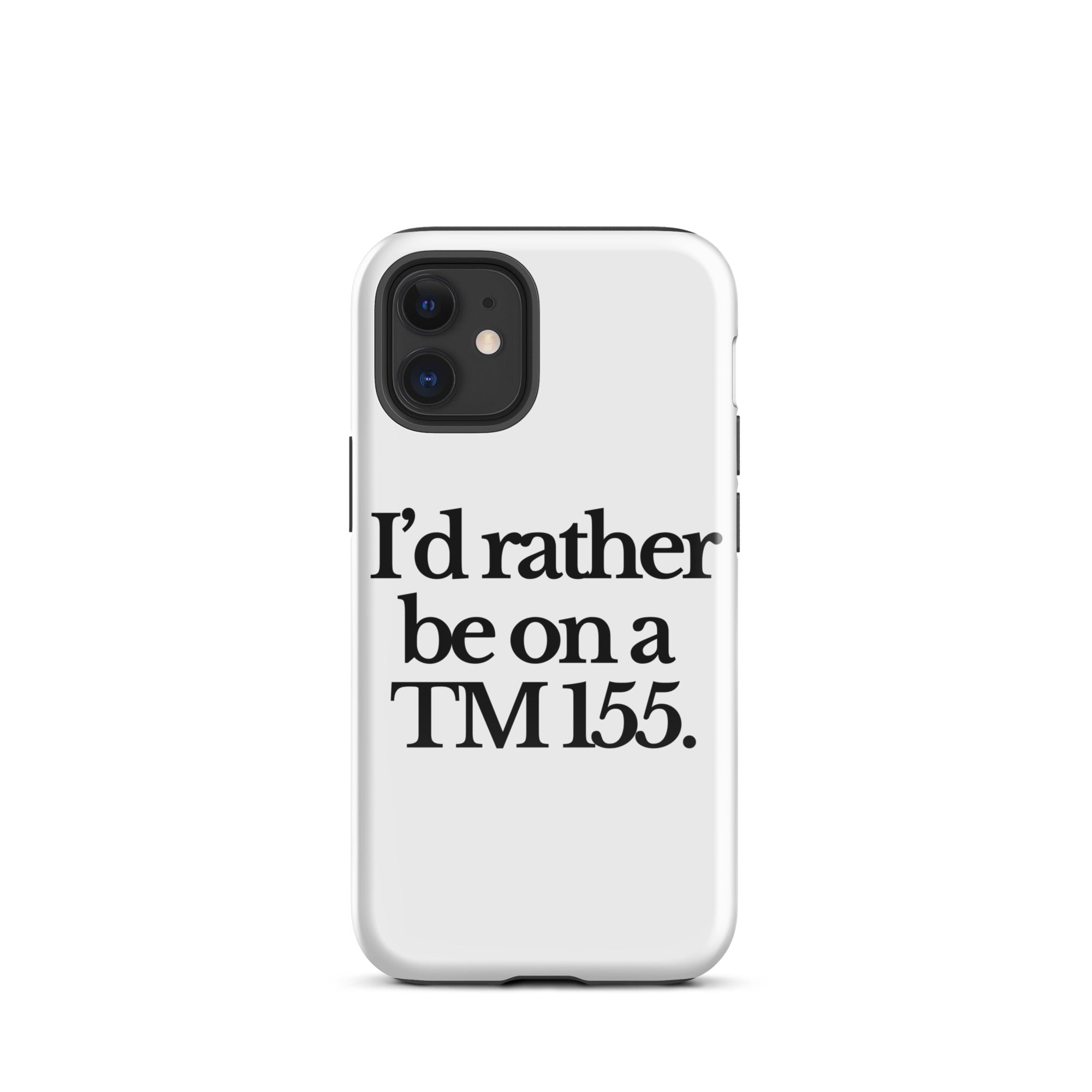The Tractor Mugs Store iPhone 12 mini I'D RATHER BE ON A TM 155 | Tough Case for iPhone® Quality Farmers Merch