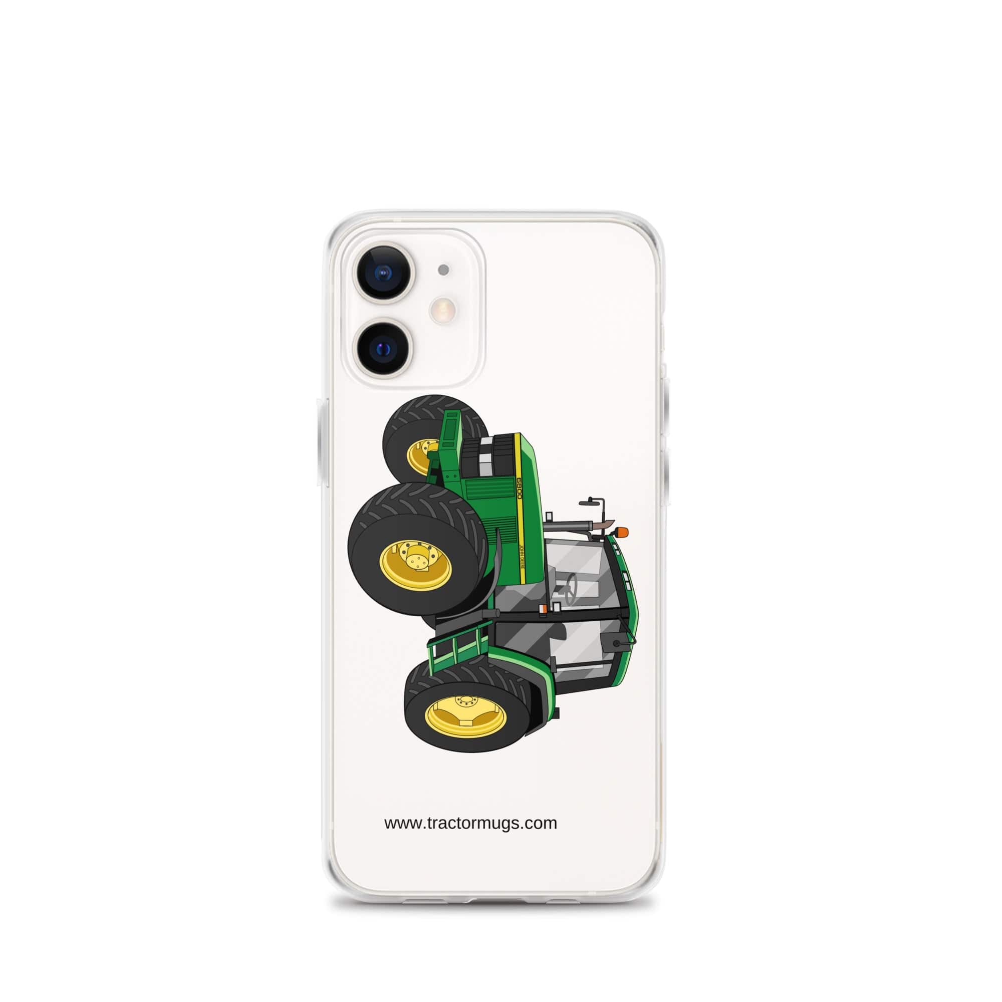 The Tractor Mugs Store iPhone 12 mini John Deere 6800   |  Clear Case for iPhone® Quality Farmers Merch