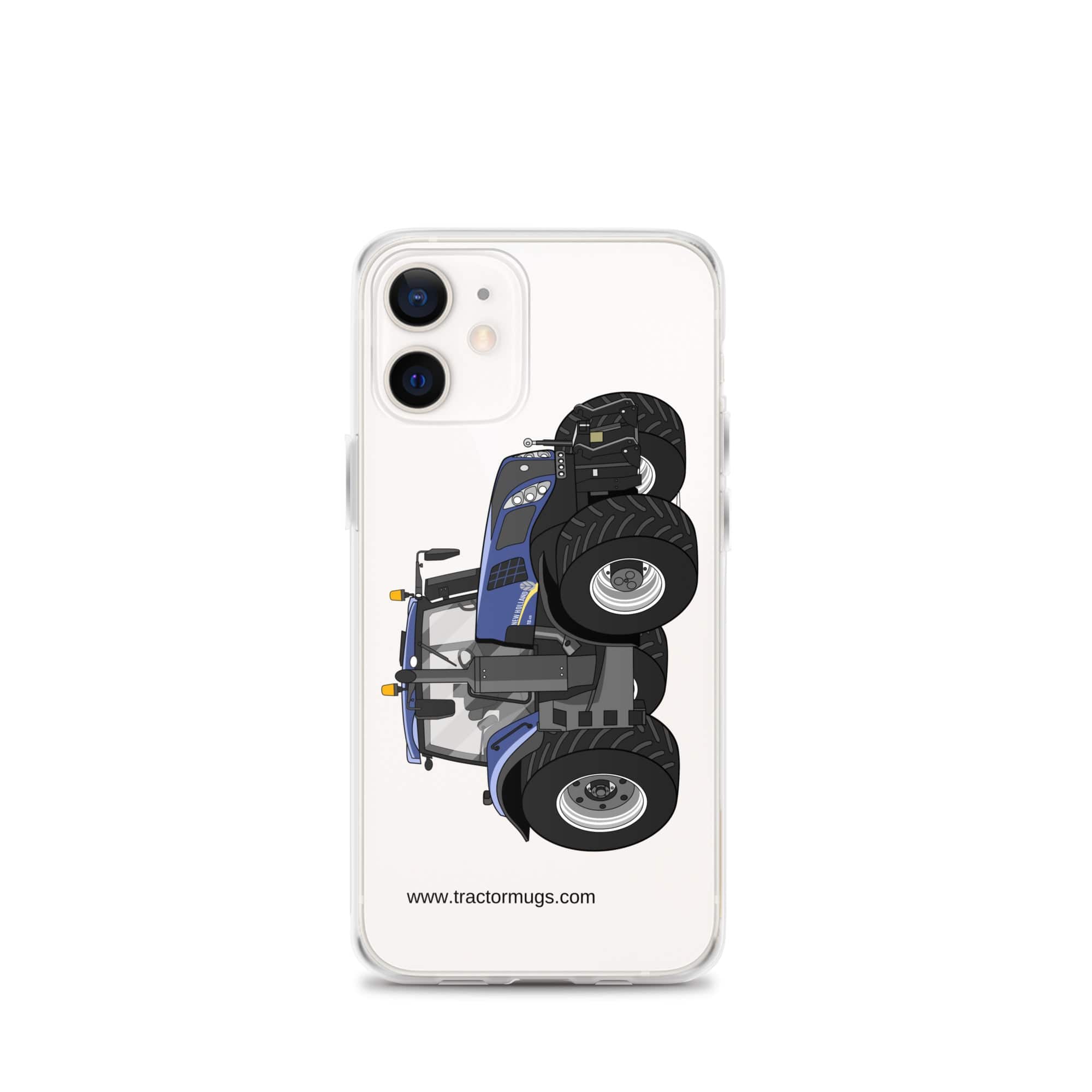The Tractor Mugs Store iPhone 12 mini New Holland T8 435 | Clear Case for iPhone® Quality Farmers Merch