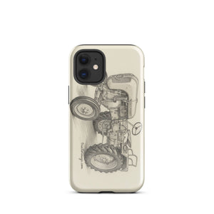 The Tractor Mugs Store iPhone 12 mini Porsche Diesel A111 Pencil Sketch | Tough Case for iPhone® Quality Farmers Merch