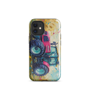 The Tractor Mugs Store iPhone 12 mini Renault ares 696 rz Splash Art | Tough Case for iPhone® Quality Farmers Merch