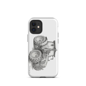 The Tractor Mugs Store iPhone 12 mini SAME Explorer 105 (Stage V) Pencil Sketch | Tough Case for iPhone® Quality Farmers Merch