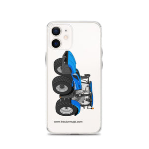 The Tractor Mugs Store iPhone 12 New Holland T6 180 Methane | Clear Case for iPhone® Quality Farmers Merch