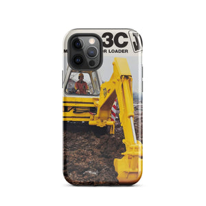 The Tractor Mugs Store iPhone 12 Pro JCB 3C II Advert  | Tough Case for iPhone® Quality Farmers Merch
