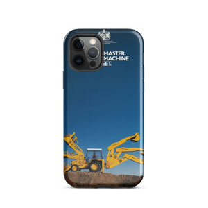 The Tractor Mugs Store iPhone 12 Pro JCB 3CX Sitemaster Advert (1988) | Tough Case for iPhone® Quality Farmers Merch