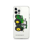 The Tractor Mugs Store iPhone 12 Pro John Deere 7R 350 Aut Power | Clear Case for iPhone® Quality Farmers Merch