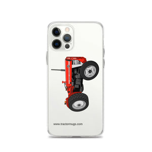 The Tractor Mugs Store iPhone 12 Pro Massey Ferguson 135  |  Clear Case for iPhone® Quality Farmers Merch