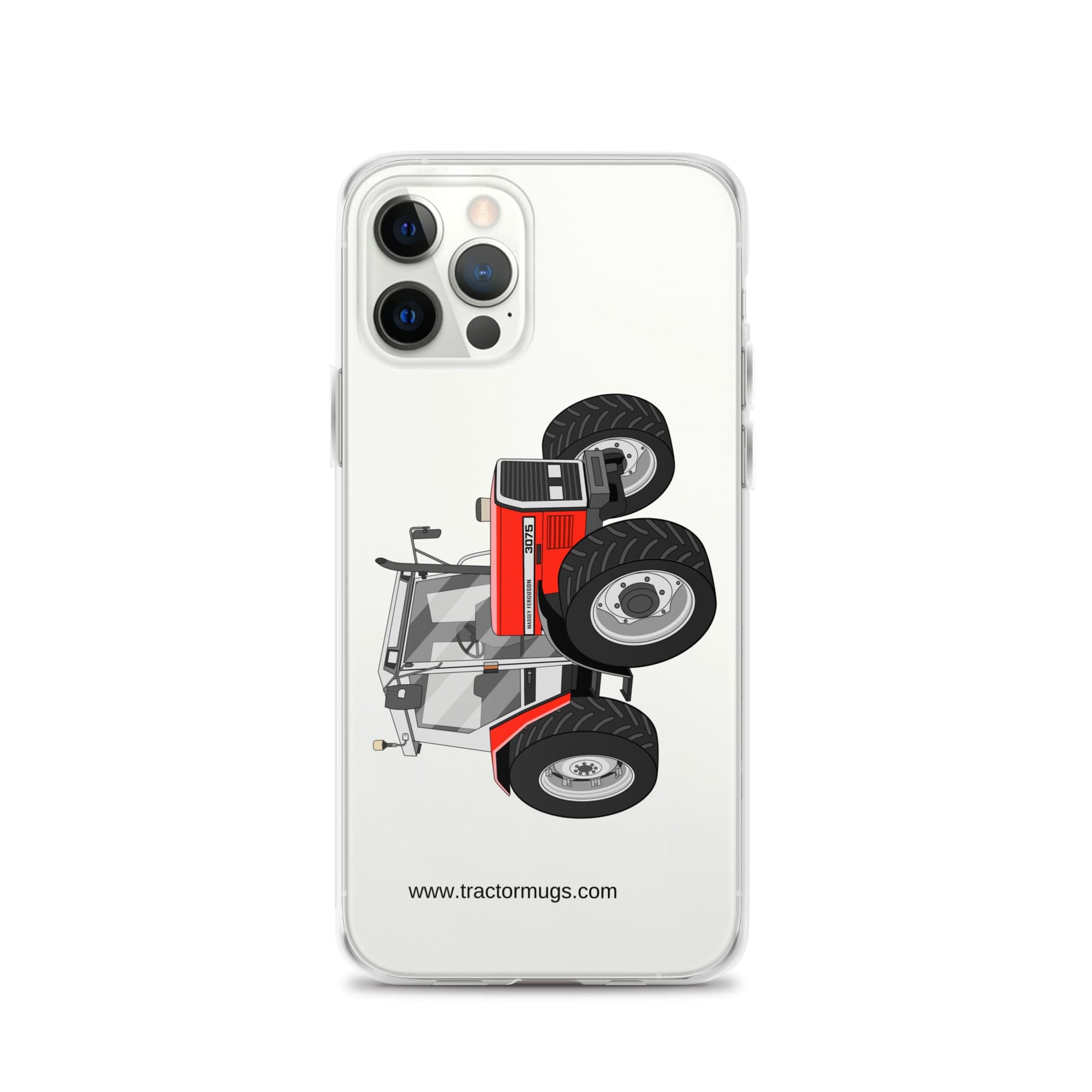 The Tractor Mugs Store iPhone 12 Pro Massey Ferguson 3075 |  Clear Case for iPhone® Quality Farmers Merch