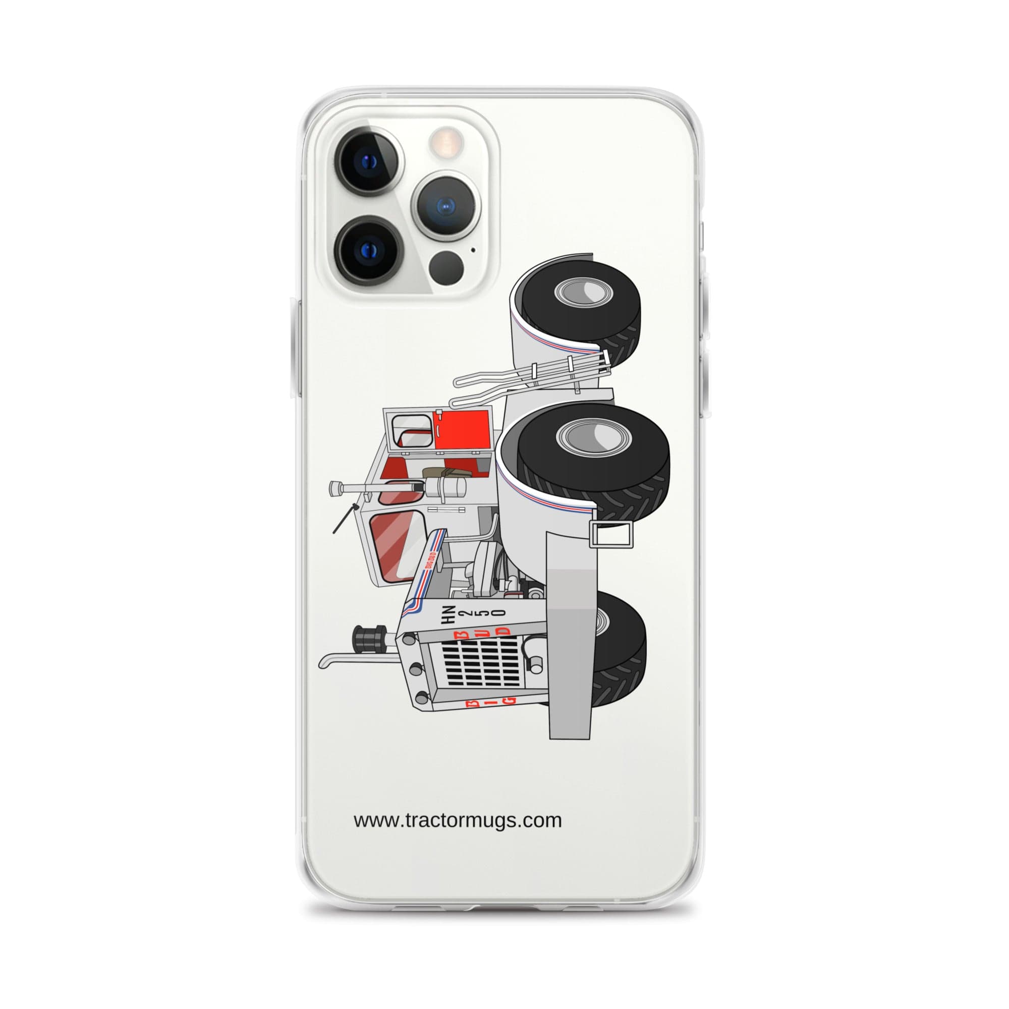 The Tractor Mugs Store iPhone 12 Pro Max Big Bud Tractor | Clear Case for iPhone® Quality Farmers Merch