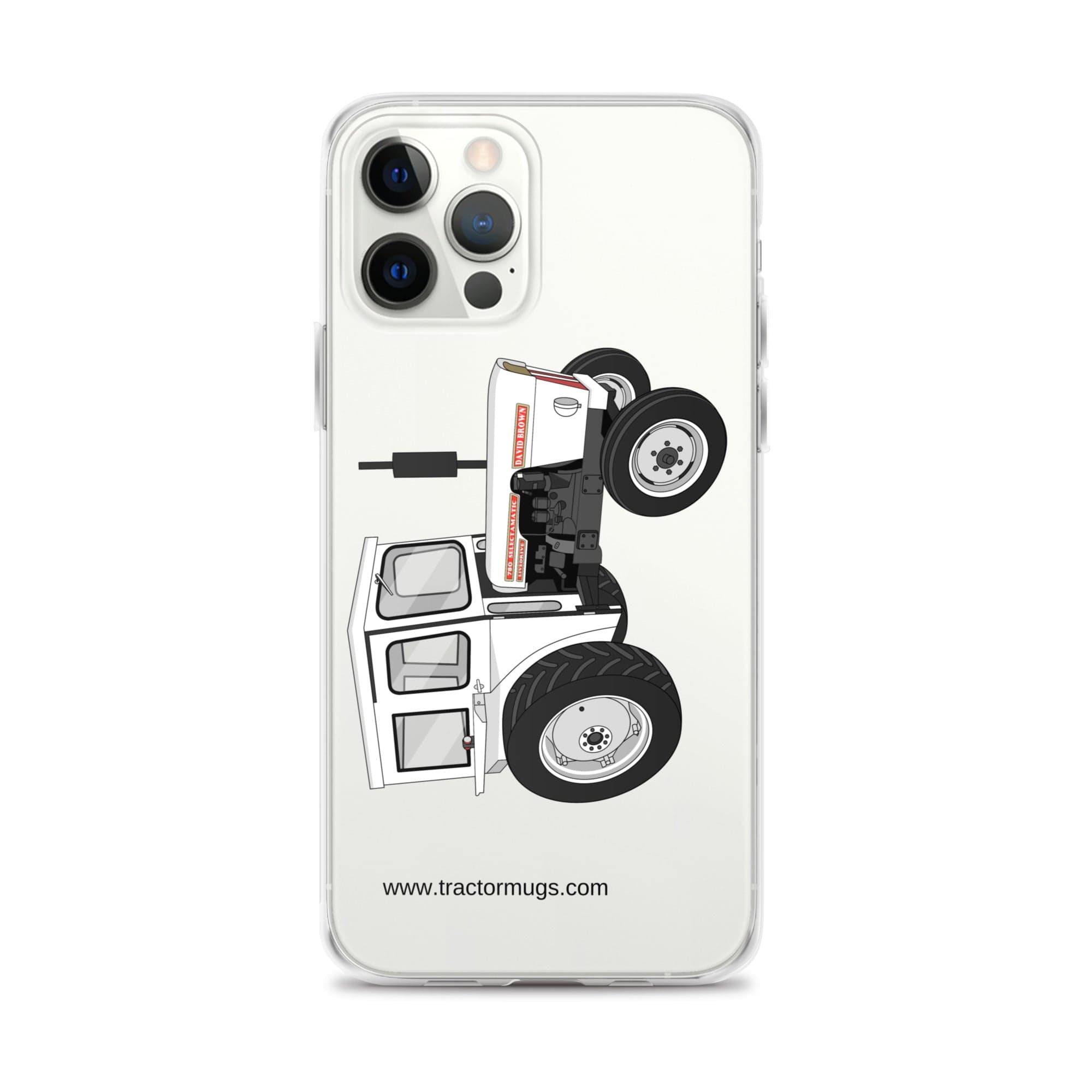The Tractor Mugs Store iPhone 12 Pro Max David Brown 780 Selectamatic | Clear Case for iPhone® Quality Farmers Merch