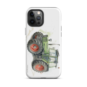 The Tractor Mugs Store iPhone 12 Pro Max Fendt 308 LSA 4WD Watercolor | Tough Case for iPhone® Quality Farmers Merch