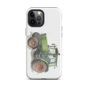 The Tractor Mugs Store iPhone 12 Pro Max Fendt Farmer 308 C Watercolor | Tough Case for iPhone® Quality Farmers Merch