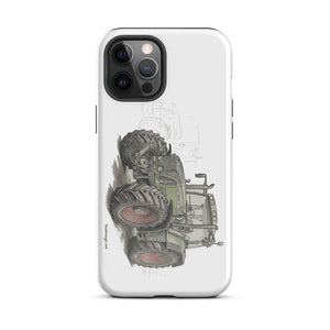 The Tractor Mugs Store iPhone 12 Pro Max Fendt Favorit 818 Pencil Sketch | Tough Case for iPhone® Quality Farmers Merch