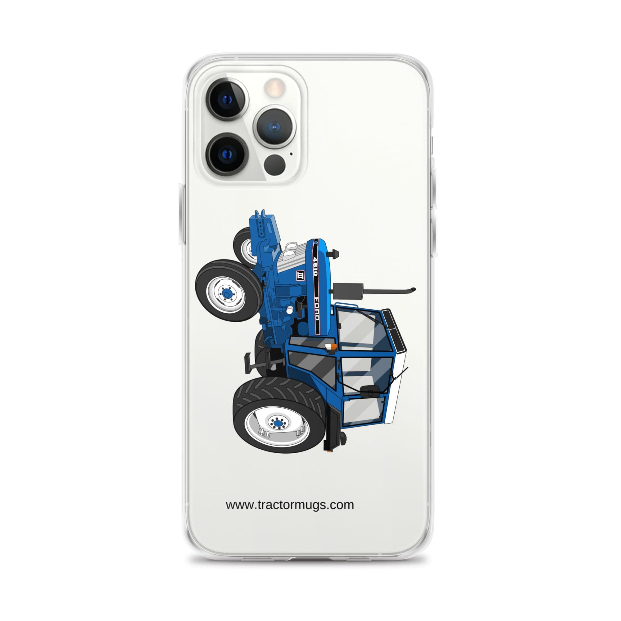 The Tractor Mugs Store iPhone 12 Pro Max Ford 4610 2WD | Clear Case for iPhone® Quality Farmers Merch