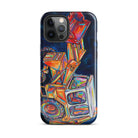 The Tractor Mugs Store iPhone 12 Pro Max JCB 3C II | Splash Art Tough Case for iPhone® Quality Farmers Merch