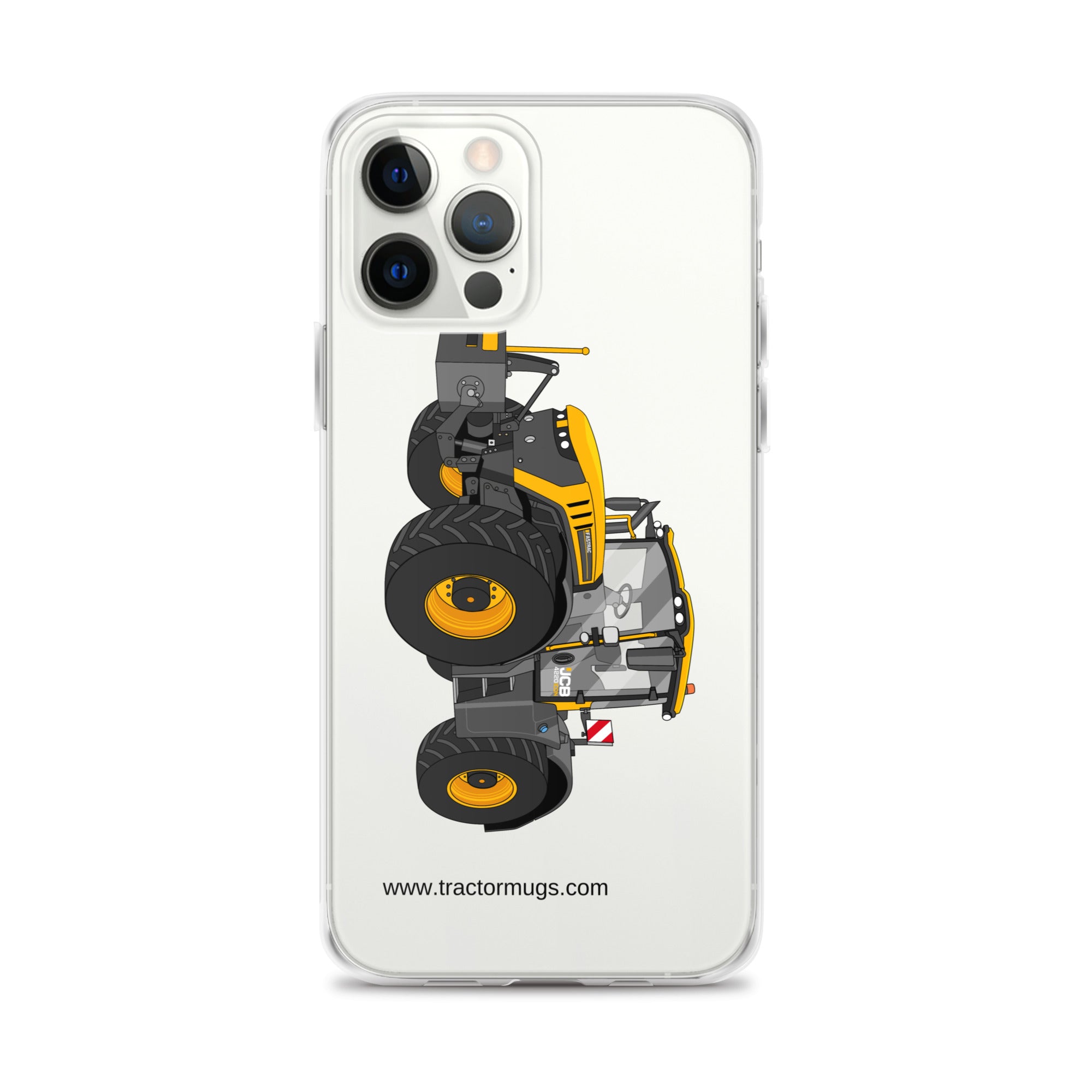 The Tractor Mugs Store iPhone 12 Pro Max JCB Fastrac 4220 Icon | Clear Case for iPhone® Quality Farmers Merch