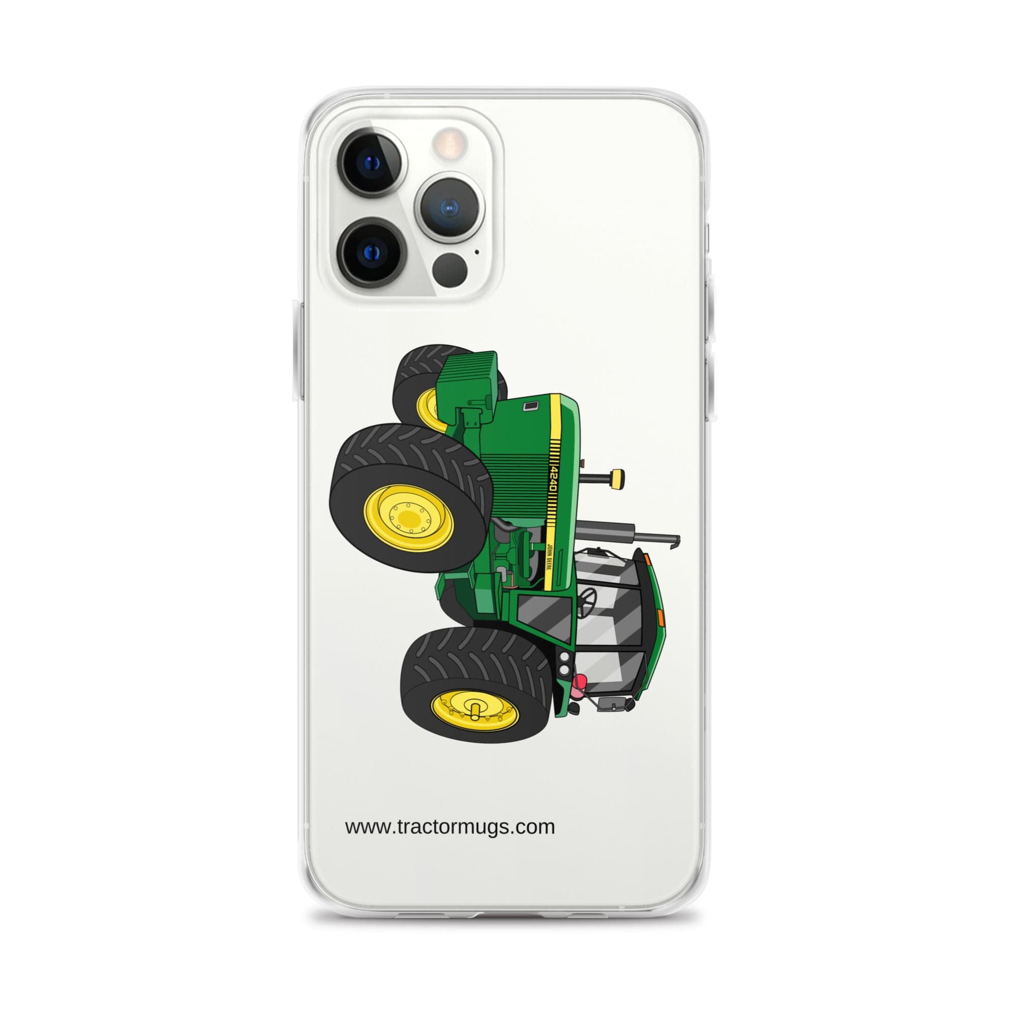 The Tractor Mugs Store iPhone 12 Pro Max John Deere 4240  |  Clear Case for iPhone® Quality Farmers Merch