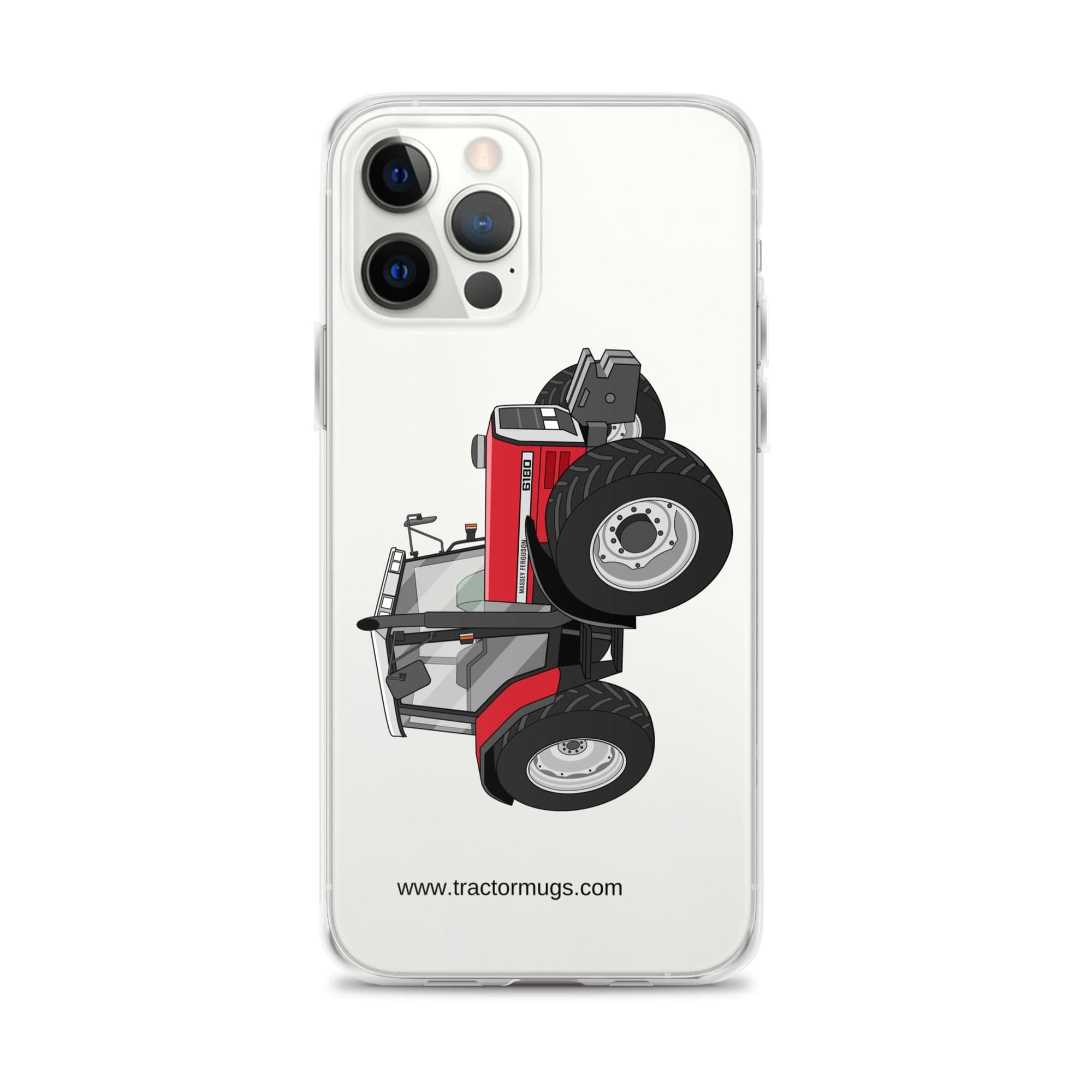 The Tractor Mugs Store iPhone 12 Pro Max Massey Ferguson 6180 | Clear Case for iPhone® Quality Farmers Merch