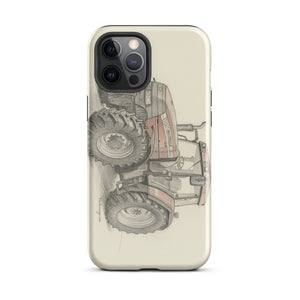 The Tractor Mugs Store iPhone 12 Pro Max McCormick MTX 150 Signature Edition Pencil Sketch | Tough Case for iPhone® Quality Farmers Merch