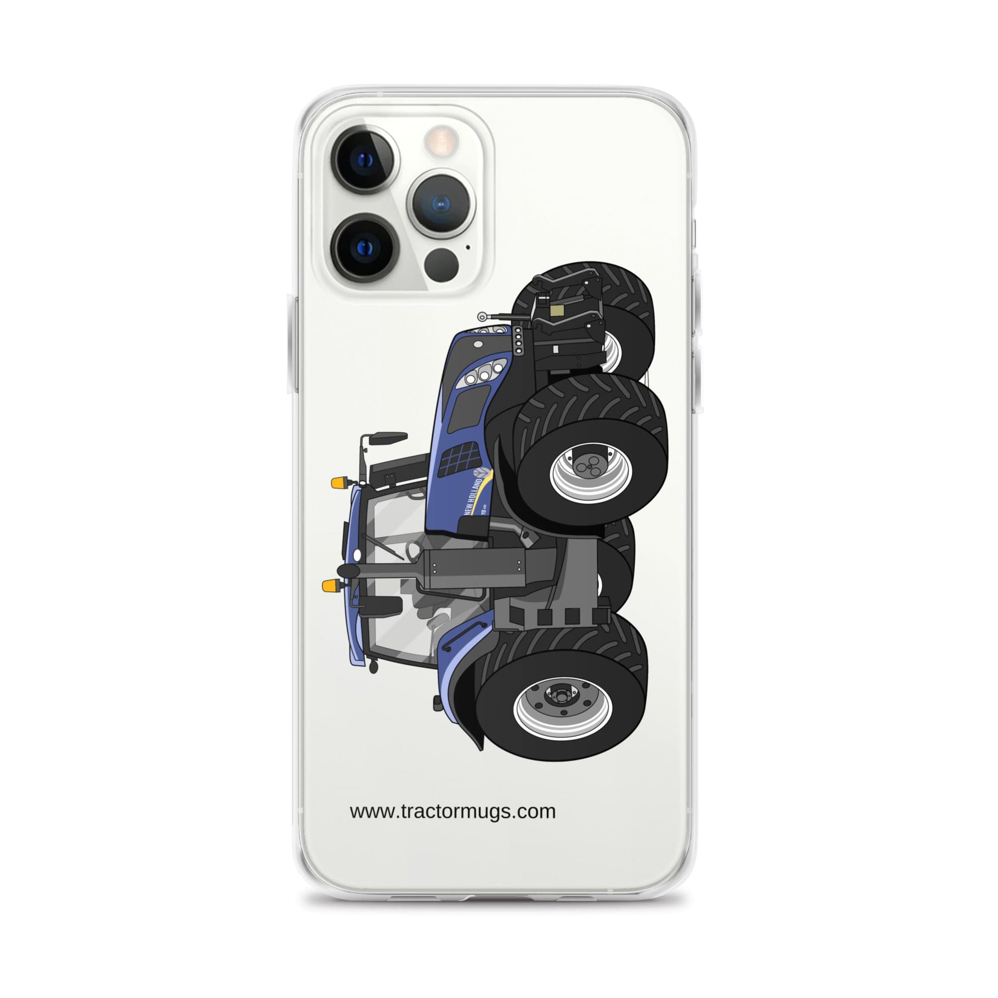 The Tractor Mugs Store iPhone 12 Pro Max New Holland T8 435 | Clear Case for iPhone® Quality Farmers Merch
