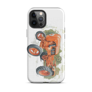 The Tractor Mugs Store iPhone 12 Pro Max Porsche Diesel A111 Watercolor | Tough Case for iPhone® Quality Farmers Merch